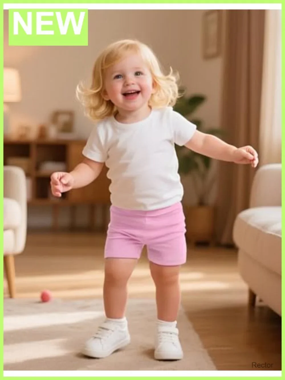 Toddler Girls Cotton Bike Shorts 6 Pack Summer Dance Play